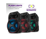 Caixa Amplificada Mondial Connect Party Plus CM-250 com Bluetooth, USB e Rádio FM – 250W