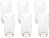 Conjunto 6 Copos Altos de Vidro Square Lyor Transparente 300Ml