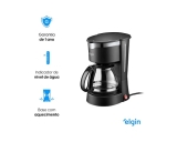 CAFETEIRA ELÉTRICA 15 XÍCARAS PRETA CAF100 127V – ELGIN