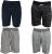 KIT 4 Bermudas Moletom Masculino