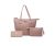 Kit Bolsa Feminina Tipo Sacola + Necessaire + Carteira Willibags