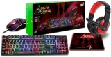 Combo Gamer Mouse + Teclado + Headset + Mousepad Delta Force – CGDF41 ELG