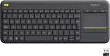 Logitech K400 Plus TV – Teclado sem fio com Touchpad Integrado, Conexão USB Unifying e Layout ABNT2