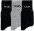Kit 3 Meias Cano Curto Algodão, Mash, Masculino
