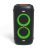 Caixa de Som Amplificada JBL Party Box 100 Bluetooth e Luzes LED, 160W, Preto