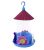 MY PET BRASIL Bebedouro Para Beija Flor Bebedouro Suspenso Modelo Chapéu Bebedouro Para Aves Decoração E Bebedouro
