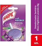 Harpic Limpador e Aromatizador Sanitário em Bloco Higiênico Lavanda 26g