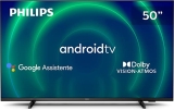 PHILIPS Android TV 50″ 4K 50PUG7406/78, Google Assistant Built-in, Comando de Voz, Dolby Vision/Atmos, VRR/ALLM, Bluetooth 5.0