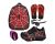 Tenis De Led Led Masculino Aranha Meninos Estilo Original + Mochila Chinelo e Brindes