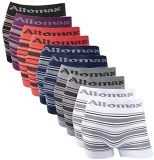 Kit 10 Cueca Microfibra Boxer Sem Costura Altomax Sortido