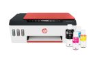 Impressora Multifuncional HP Smart Tank 514 Original Tanque de Tinta Continua Wi-Fi Scanner. Funções: Imprimir, Copiar, Digitalizar. Cor Branco/Vermelho (3YW74A)