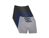 Kit com 10 Cuecas Zorba Boxer Algodão Sem Costura 781 Colorido