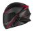 Capacete Moto R8 Pro Tork 60 Viseira Fume Preto/Vermelho
