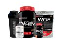 Kit Waxy Whey 900g + Whey Protein 500g + BCAA 100g + Power Creatina 100g + Coqueteleira – Bodybuilders Sabor Chocolate