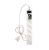 Clamper iClamper Energia 5 Tomadas – Filtro de Linha + DPS – Transparente, Comprimento do cabo de entrada: 1 m