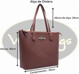 Bolsa Feminina Grande Sacola Shopping Willibags