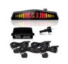 Sensor de Estacionamento Sensor de Ré Universal com 4 Sensores Ultrassônicos, Display Digital e Kit de Instalação Completo – Para Carros, Picapes e SUVs – ARIKON