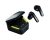 Fone de Ouvido WAAW by ALOK ENERGY 100EBG Bluetooth TWS Intra-Auricular Com Modo Gamer e Resistente à Água IPX4, Preto e Verde, P, M, G