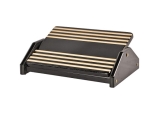 Apoio Ergonômico para Os Pés, MDF Natural (Cor: Black Piano) – Souza & Cia