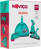 Kit de Limpeza com 4 peças (Pá Clipá, Escova Adapt, Desentupidor Turbo e Rodo para Pia), Noviça