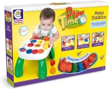 Cotiplás Brinquedo Educativo Mesa Play Time, Cotiplas, Multicores