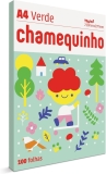 Chamequinho Papel A4, 75 g, 100 Folhas, Verde Sulfite