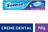 Creme Dental Sorriso Tripla Limpeza Completa 70g