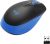 Mouse sem fio Logitech M190 com Design Ambidestro de Tamanho Padrão, Conexão USB e Pilha Inclusa – Azul