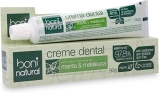 Creme Dental com óleos naturais de Menta e Melaleuca Vegano e Natural, Sem Flúor, Sem Triclosan, Boni Natural, Branco