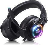 Headset gamer fone de ouvido usb com microfone Adamantiun Heimdall V2 pc ps4 ps5 ps3 notebook com adaptador type c celular