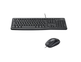 Combo Teclado e Mouse com fio USB Logitech MK120 com Design Confortável, Durável e Resistente à Respingos e Layout ABNT2