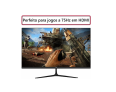 Monitor LED 22 Full HD Frameless 75Hz hdmi Widescreen vesa Ajuste de inclinação hq 22HQ-LEDSB