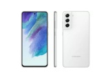 Smartphone Samsung Galaxy S21 FE 128GB Branco 5G 6GB RAM Tela 6,4” Câm. Tripla + Selfie 32MP