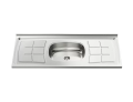 Pia de Cozinha Inox 120x52cm Ghel Plus – 00823/120