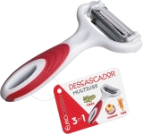 Descascador Multiuso 3 Em 1, Prp5456, Euro, Vermelho