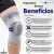 Joelheira de Compressão Profissional Strap para Academia Musculação Corrida Bike Volei Basquete Jiu Jitsu