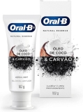 Creme Dental Oral-B Natural Essence com Óleo de Coco e Carvão – 102g
