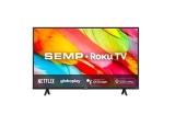 Smart TV LED 43″ Full HD Semp Roku TV 43R6500 Wifi Dual Band, 3 HDMI, 1 USB, com Controle por Aplicativo, Compatível com Google Assistant, Alexa