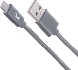 Cabo Micro USB I2GO 2m 2,4A Nylon Trançado Chumbo – I2GO PRO