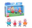 Kit Peppa Pig 4 Figuras – Peppa e a Família Pig, para Crianças a Partir de 3 Anos – F2190 – Hasbro, multicolorido