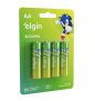 Pilha Alcalina AA Elgin 1,5V 4 Unidades
