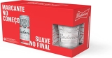 KIT BUDWEISER 269 ML 8 UN + COPO 350ML VIDRO 1 UN