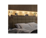 Cabeceira para cama box casal 1,40 Bia Cores (BEGE)