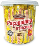 Paçoca Rolha Tradicional Pote C/56 Un Dacolonia