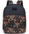 Mochila Cavalera Notebook Flores Preta
