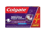 Creme Dental Colgate Máxima Proteção Anticáries mais Neutraçúcar 70g Promo Leve 3 Pague 2