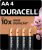 Pilha Alcalina AA Pequena DURACELL Com 4 Unidades
