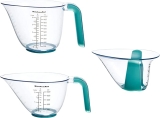 KitchenAid KO298OSAQA Jarras de medição gourmet, conjunto de 3, Aqua Sky