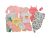Body Bebê Mijão Liso Estampado Macacão Shorts e Meia Kit 13 Pçs Roupa Bebê Menina