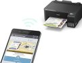 EPSON EcoTank L1250 – Impressora, tanque de Tinta Colorida, Wi-Fi Direct, Comando de voz, Bivolt, Cor: Preto